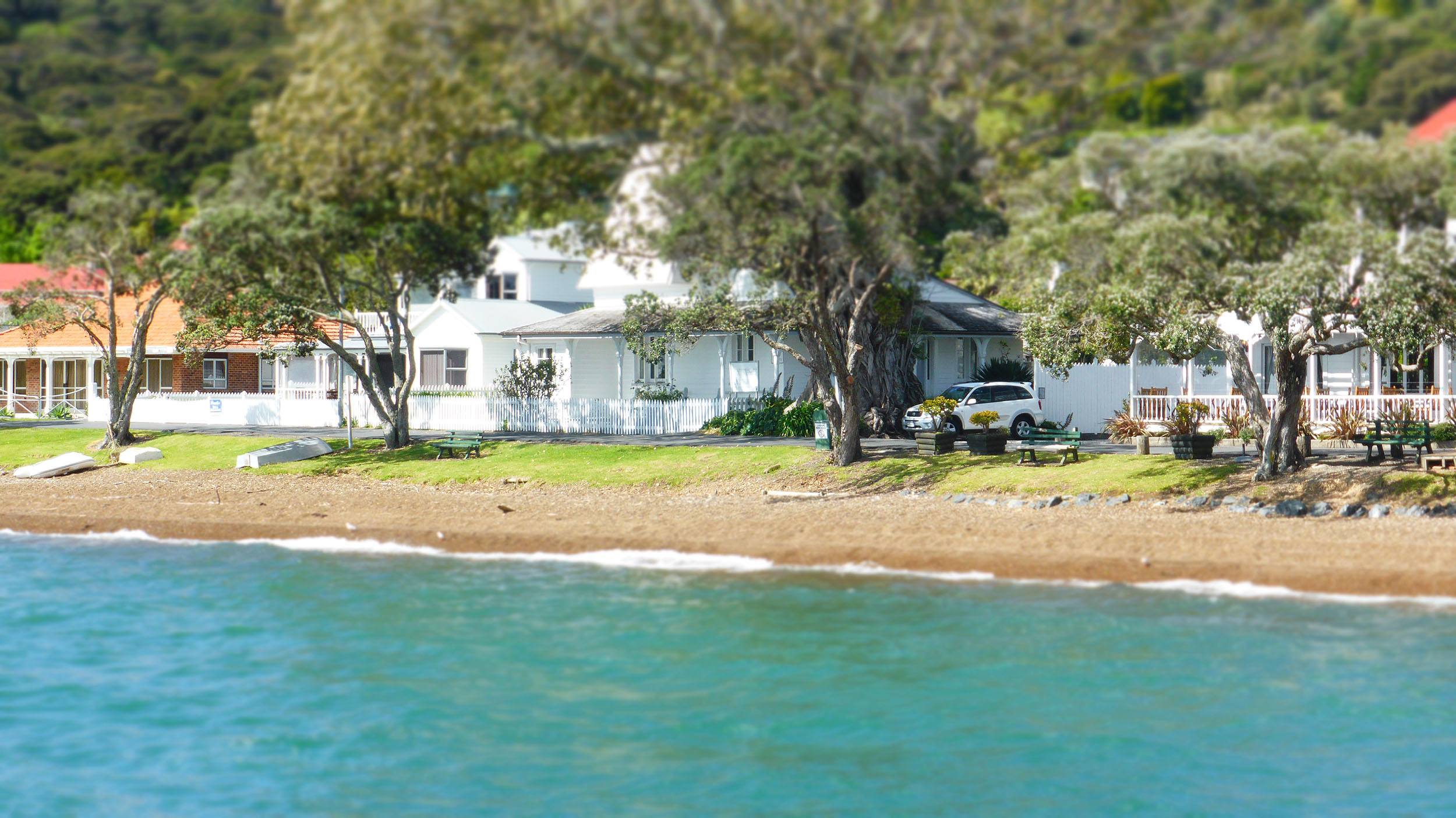 Shoreline of Russell North Island New Zealand