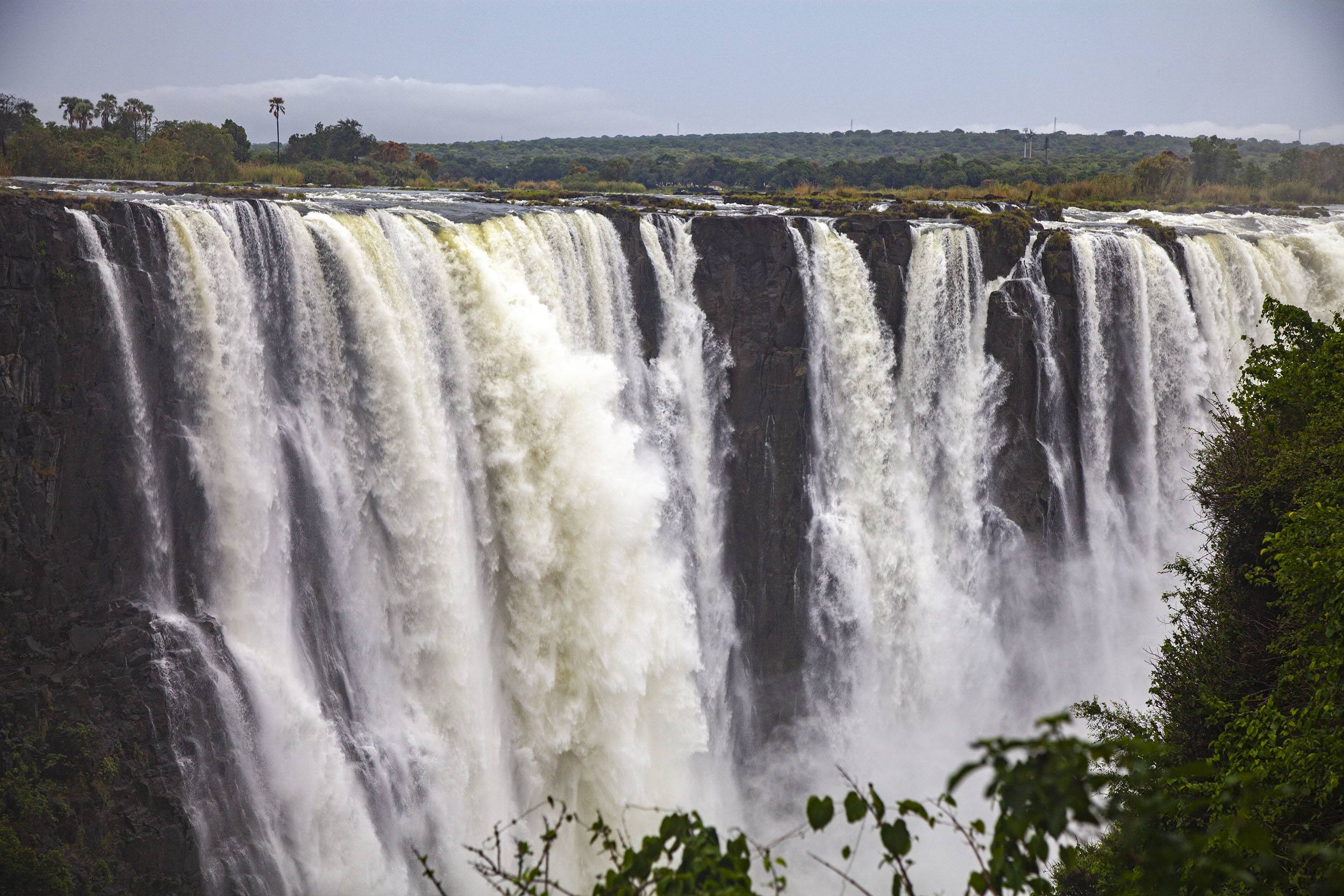 Victoria Falls after rain Zimbabwe