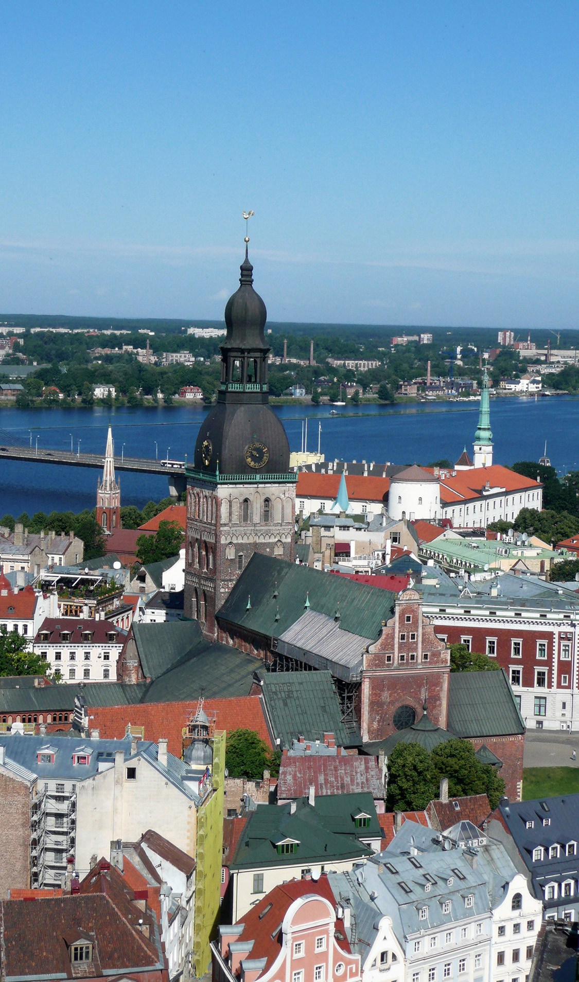 View of Riga from St Peter's Latvia