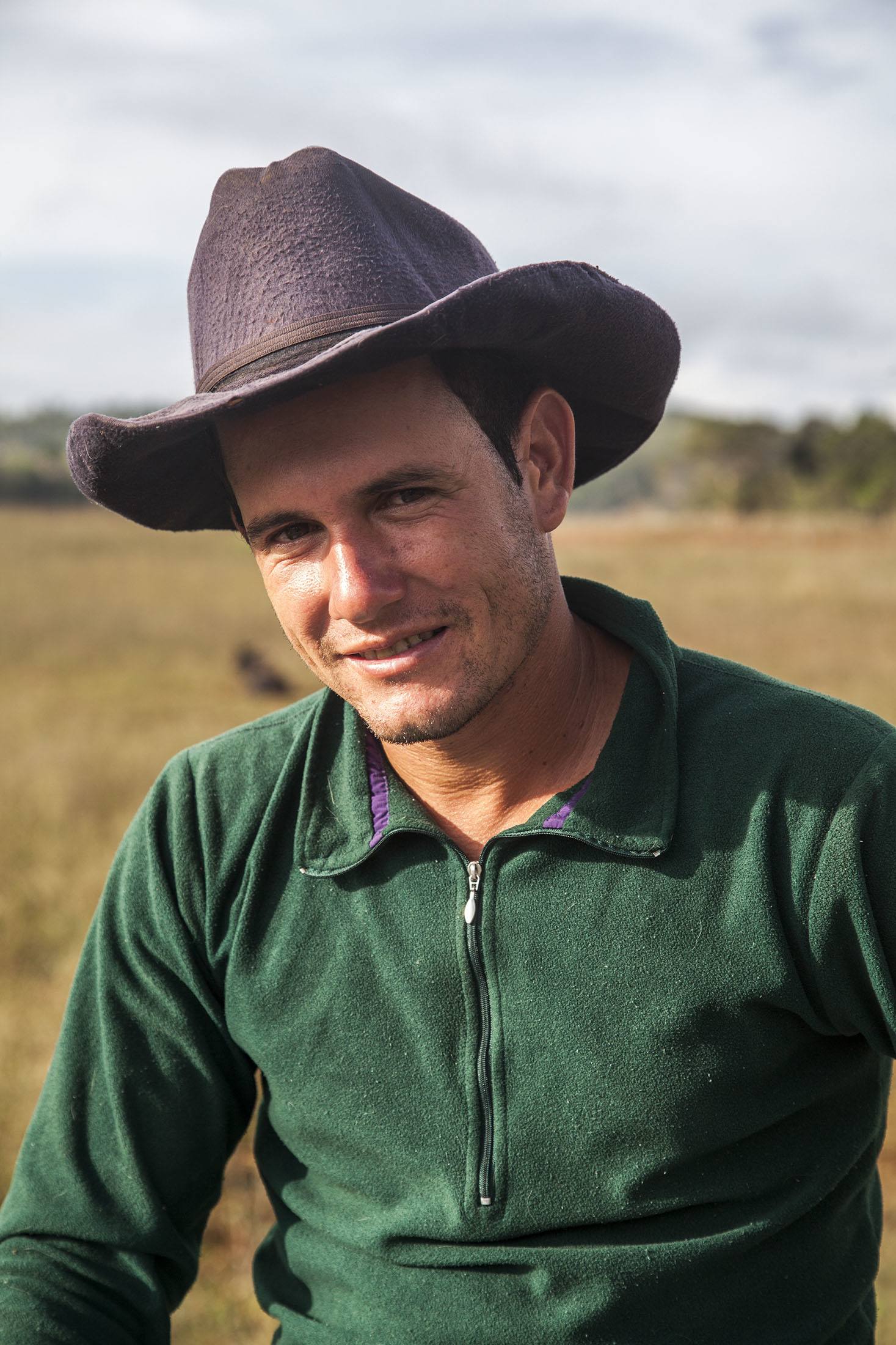 A Cuban farmer on his way to Vinales Cuba