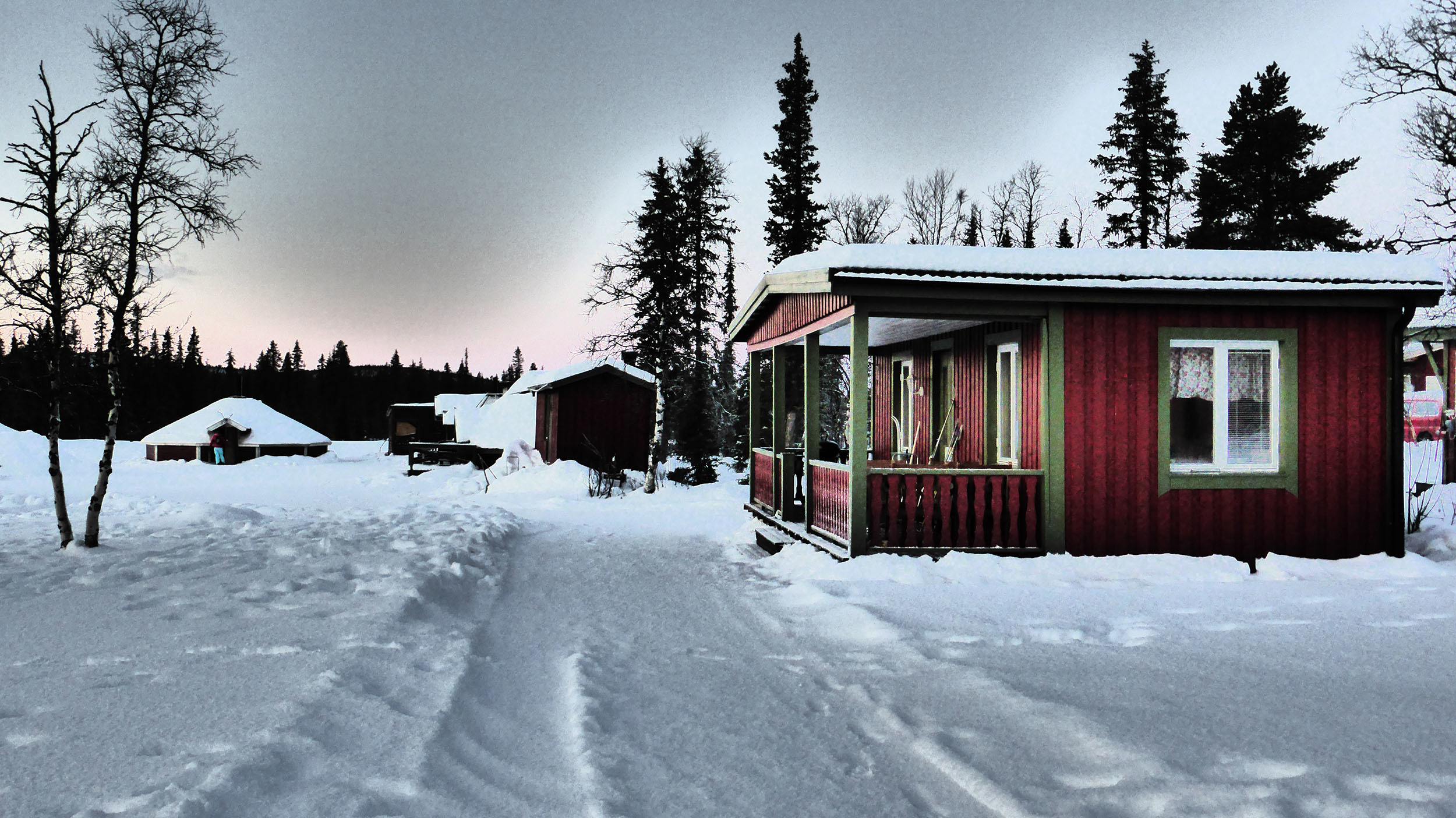 Cabin at Camp Alta in Sweden