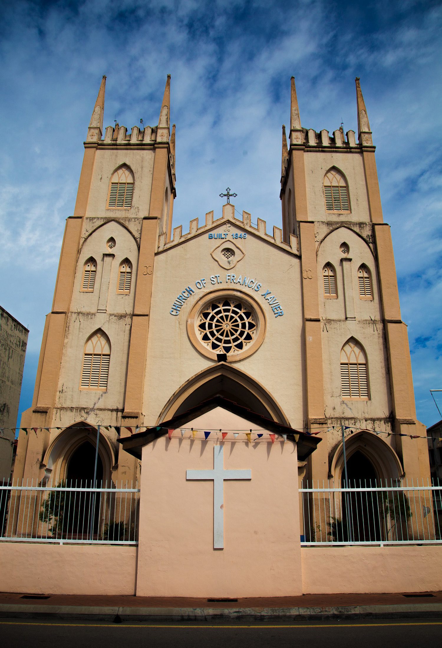 Church of St Francis Xavier in Malacca Malaysia