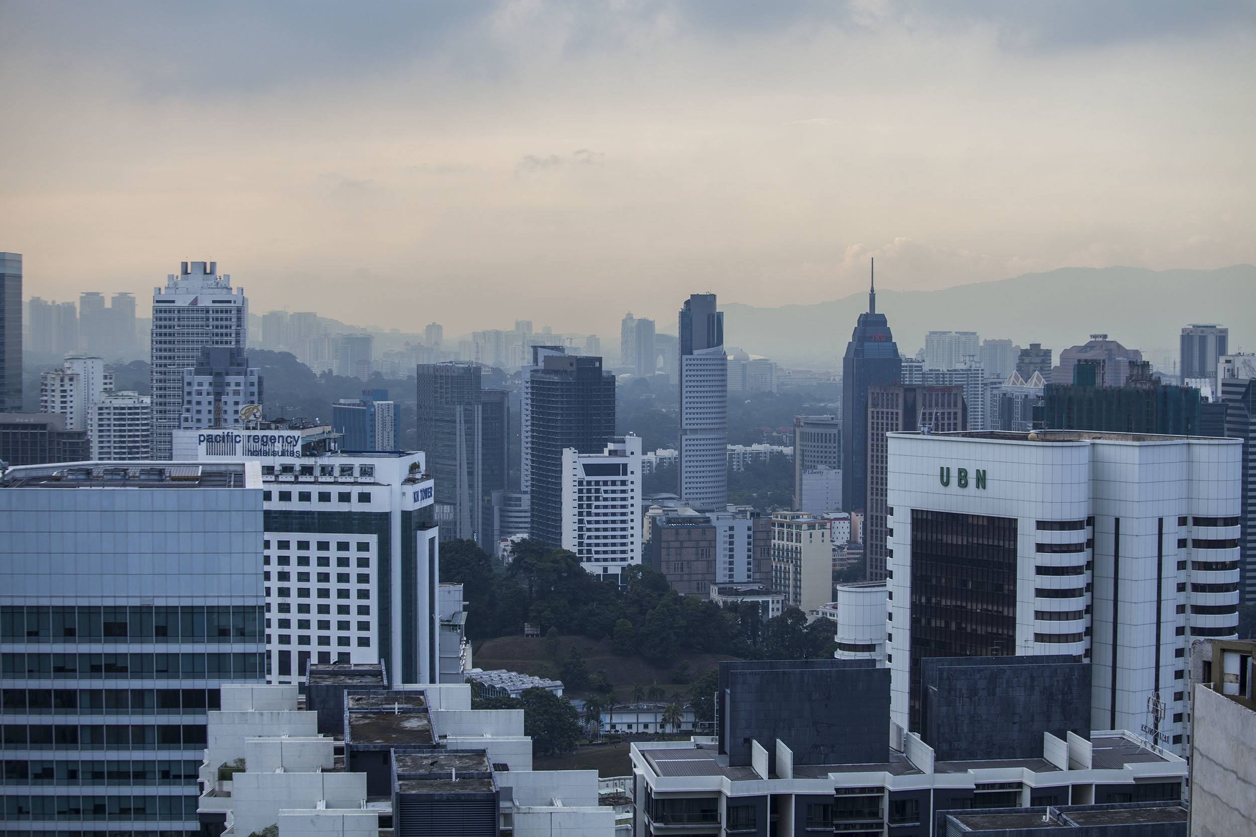 Kuala Lumpur at dusk Malaysia