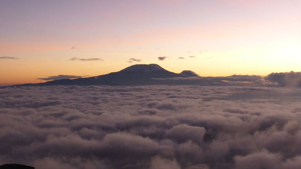 Mt Kilimanjaro at dawn Tanzania