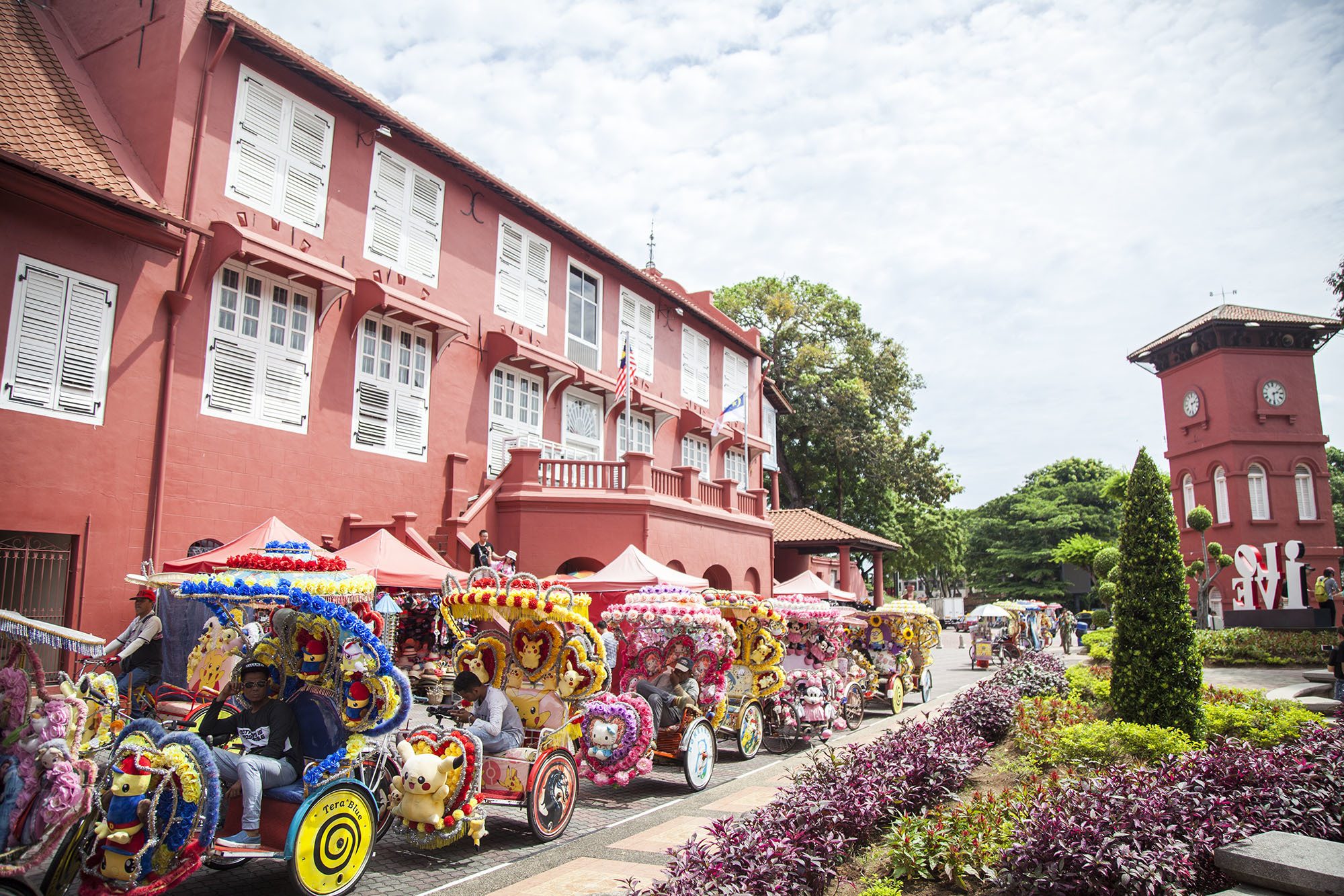 Trishaws in Malacca Malaysia