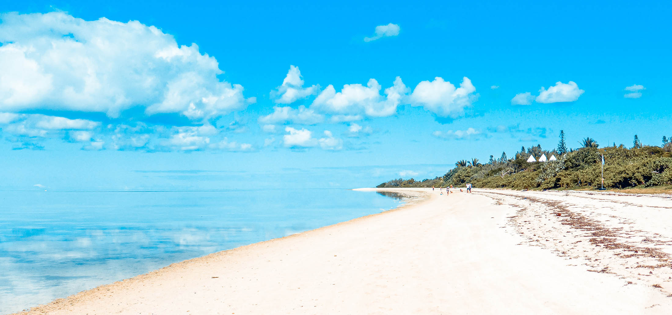 A beach on Master Islasnd (Îlot Maître), New Caledonia