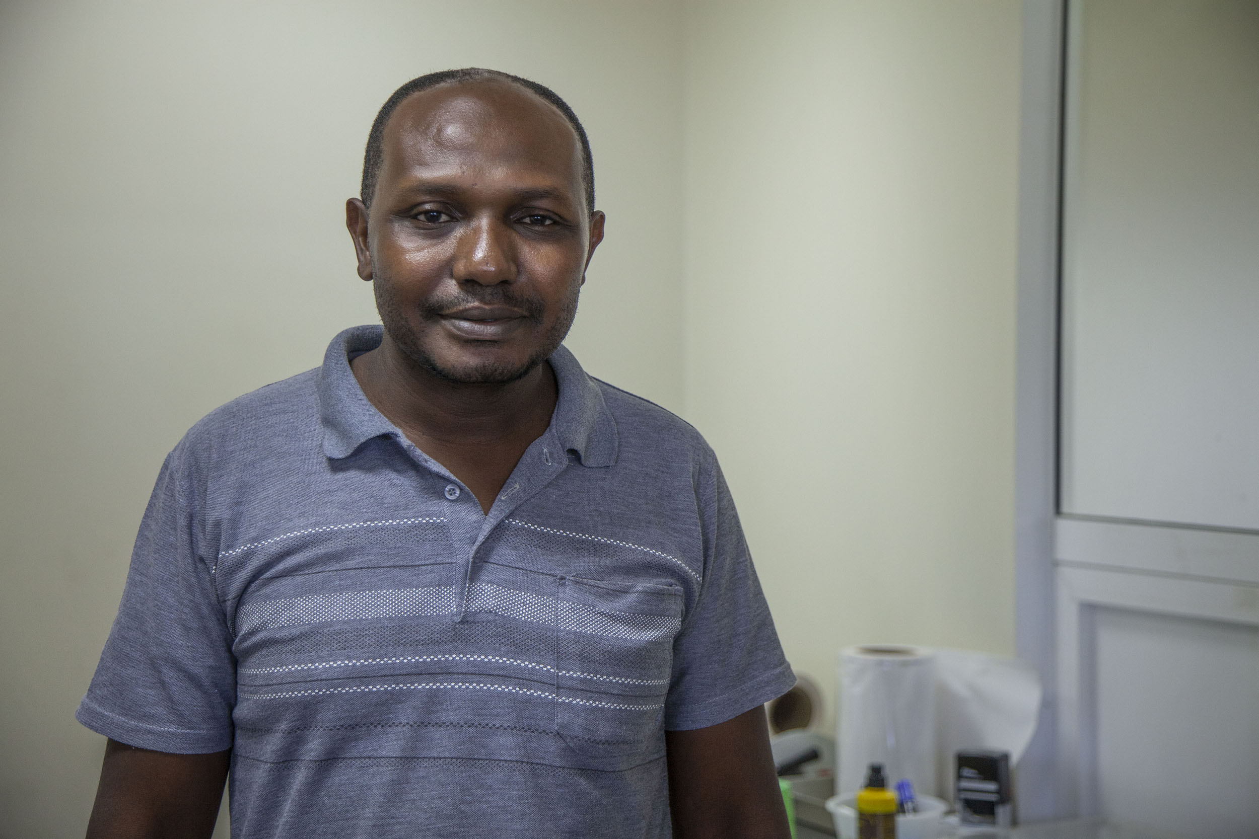 Halil, a male nurse in Comoros, Africa