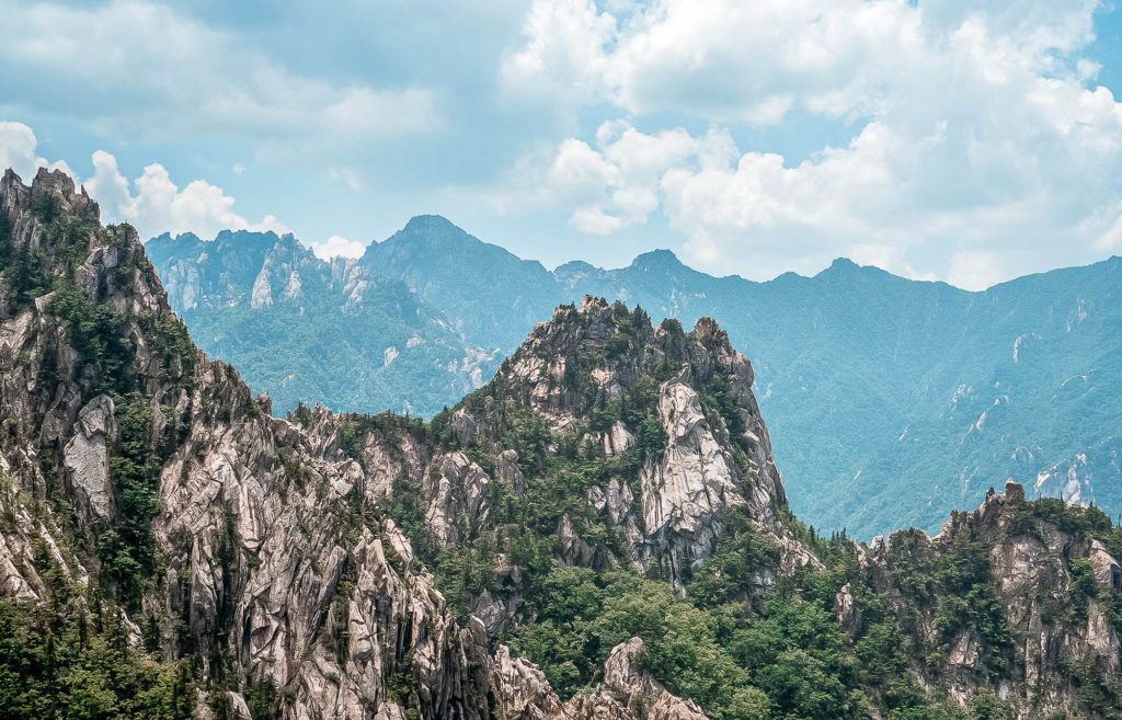Peaks within Seoraksan National Park Republic of Korea