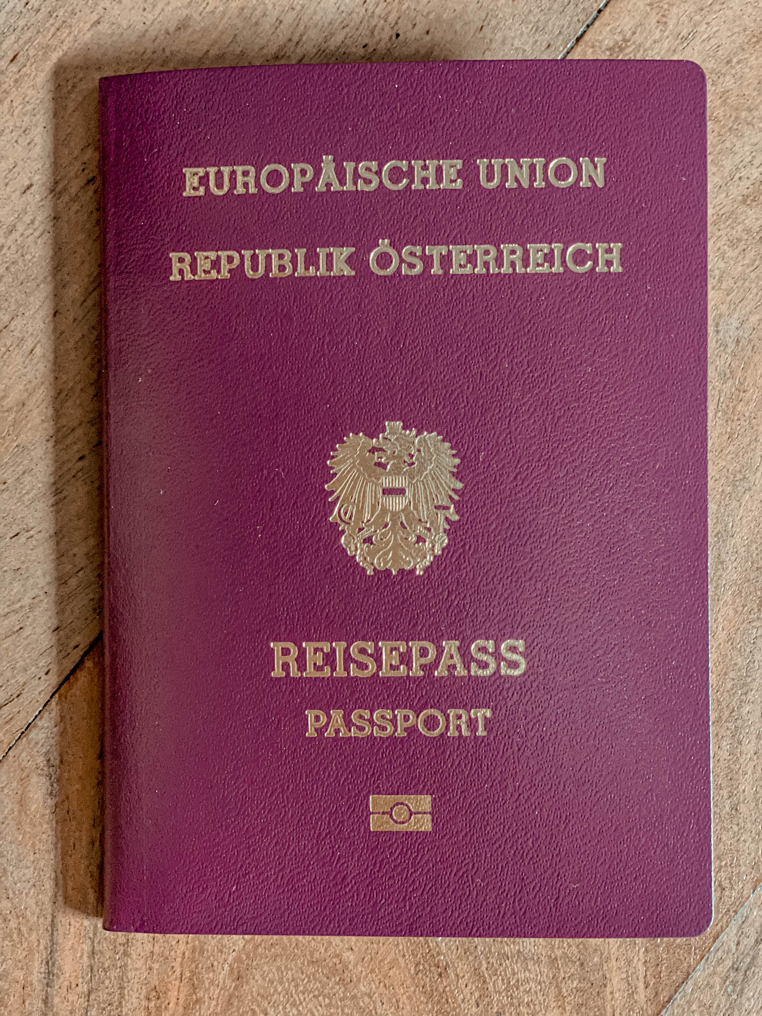 Ben's Austrian passport