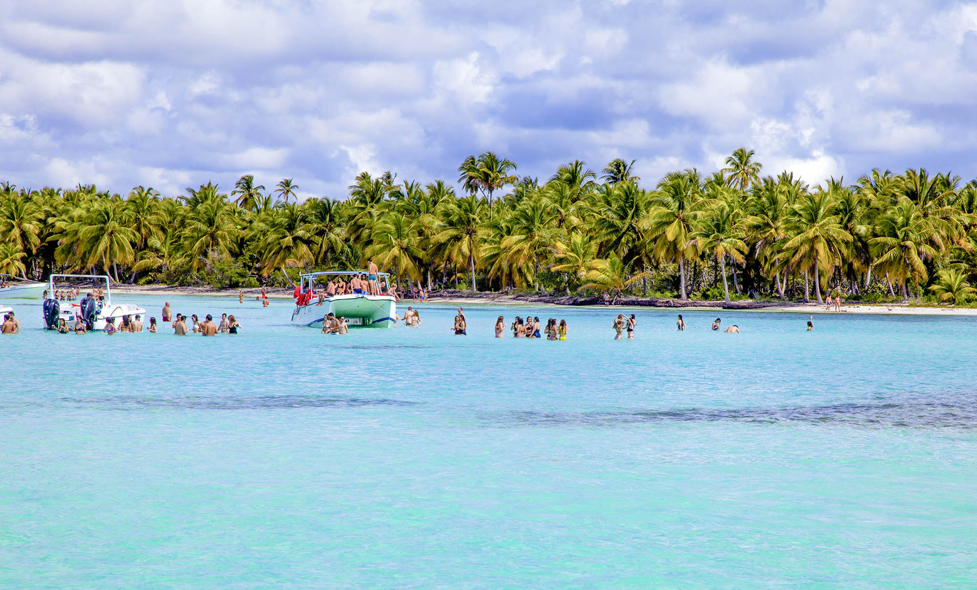 Water around Isla Saona, Dominican Republic