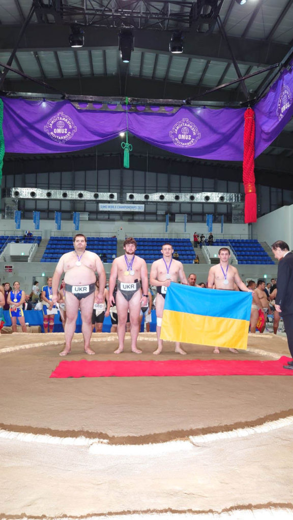 Ukrainian sumo wrestler